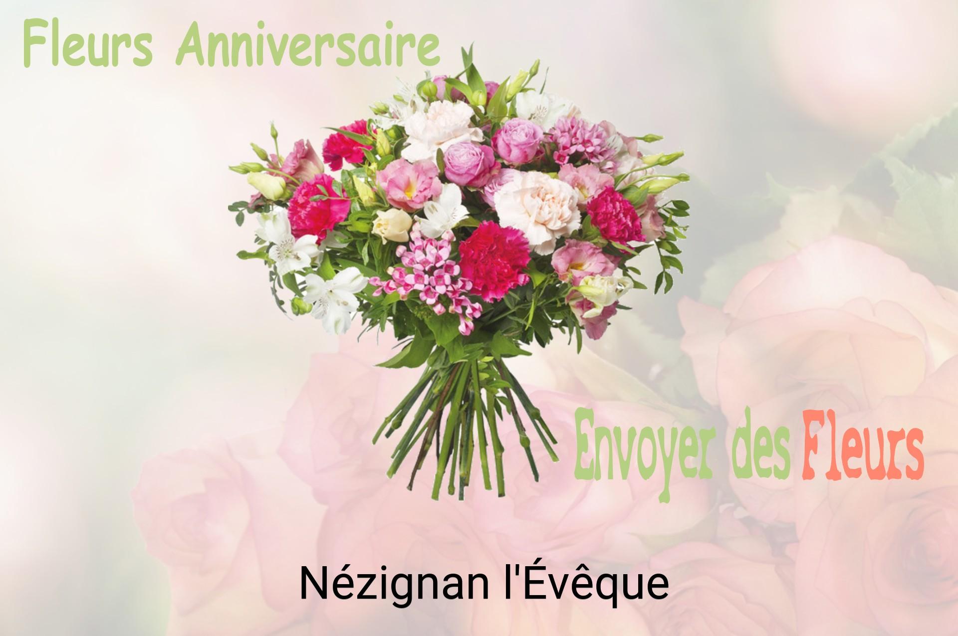 Bouquet de fleurs d’anniversaire livré à Nézignan-l'Évêque