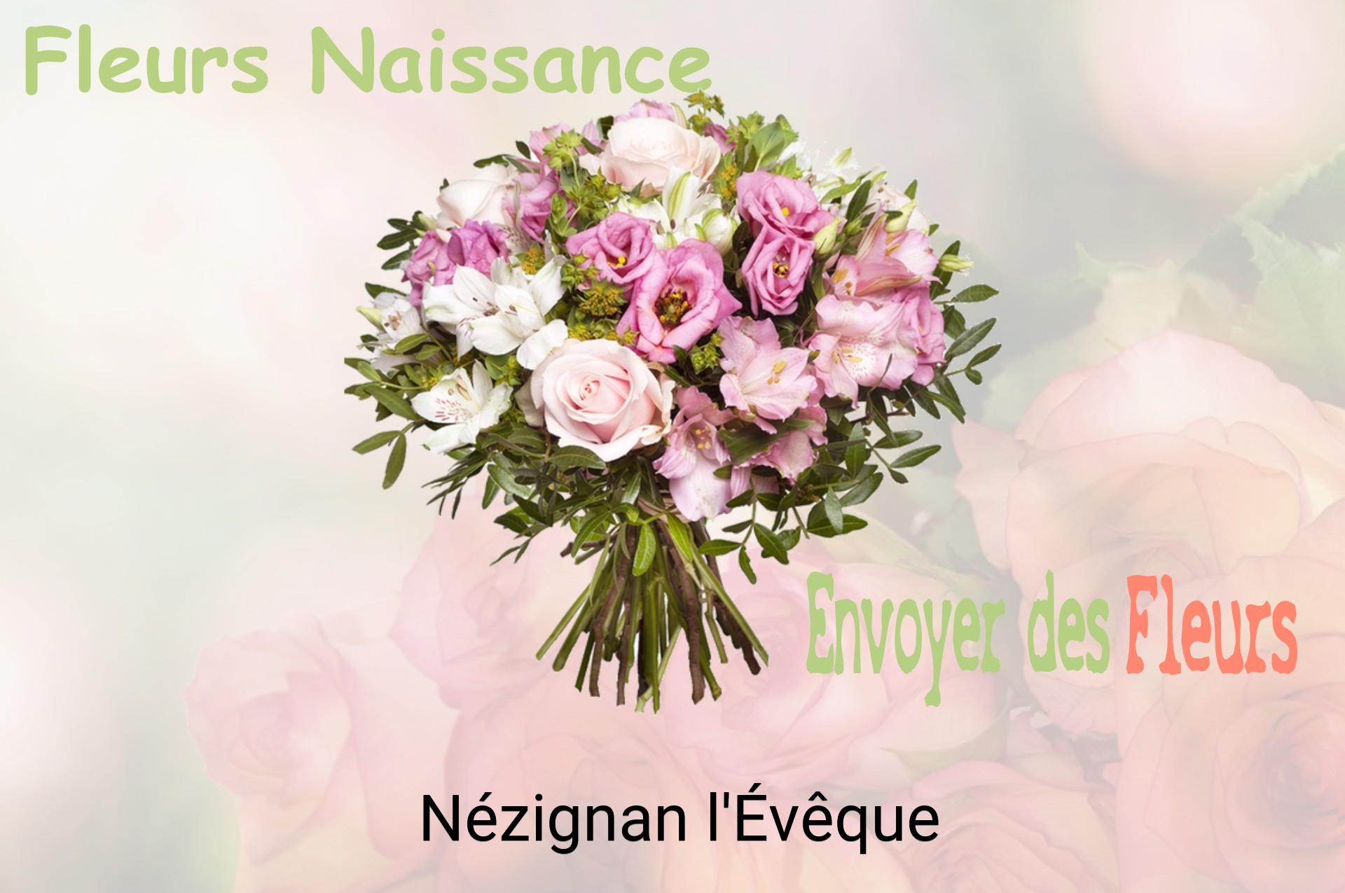 Bouquet de fleurs de naissance livré à Nézignan-l'Évêque